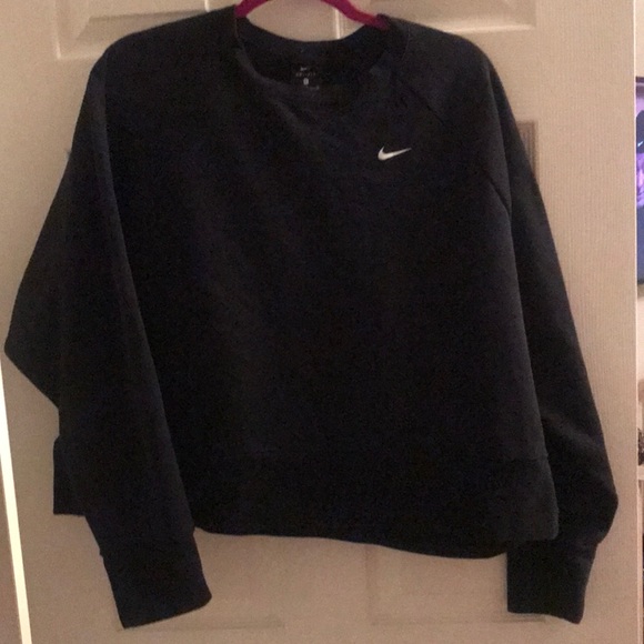 Nike Dri Fit Crop Sweater - Picture 2 of 3